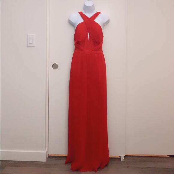 Guess Women's Crossover Pleated Maxi Dress (6) - Picture 1 of 4